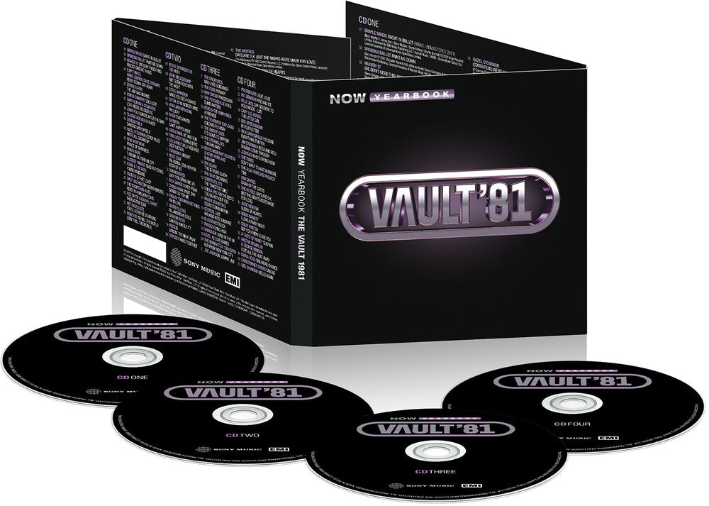 the album cover for Now Yearbook The Vault: 1981 / Various (Uk) - Now Yearbook The Vault: 1981 / Various (Uk)