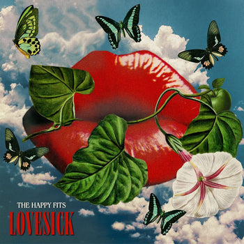 the album cover for The Happy Fits - Lovesick - Red [Colored Vinyl] (Red)
