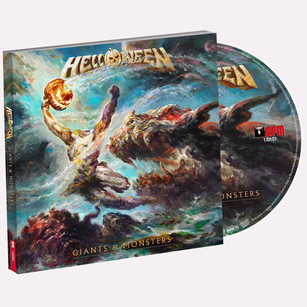 the album cover for Helloween - GIANTS &amp; MONSTERS