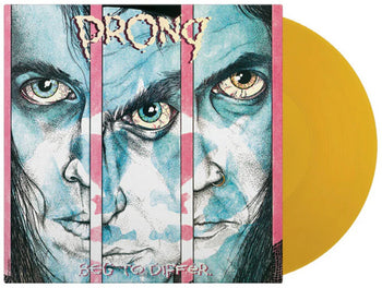 the album cover for Prong - Beg To Differ [Yellow Colored Vinyl] [Limited Edition] [180 Gram]