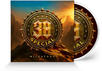 the album cover for 38 Special - Milestone