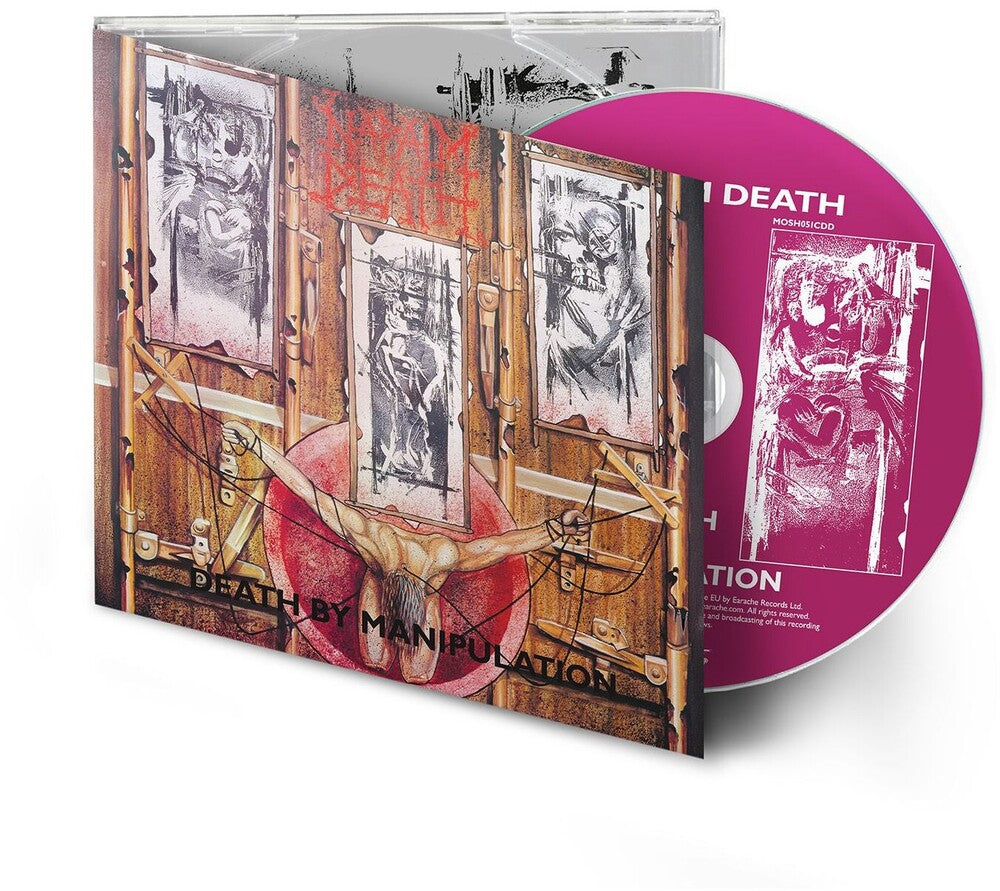 the album cover for Napalm Death - Death By Manipulation [Digipak]