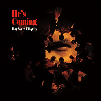 the album cover for Roy Ayers - He's Coming