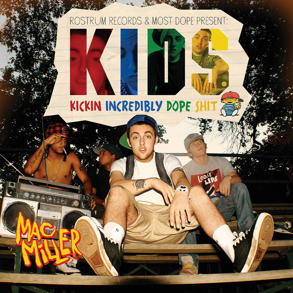 the album cover for Mac Miller - K.I.D.S. [Yellow]