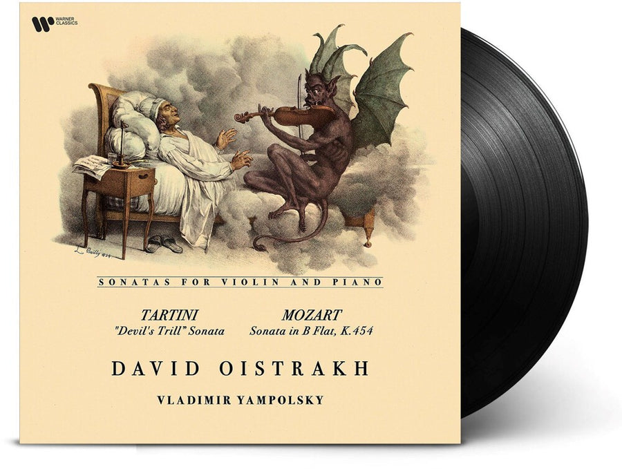 the album cover for Oistrakh, David - Tartini, Mozart & Debussy