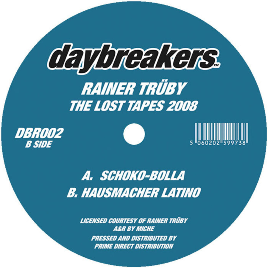 the album cover for Truby, Rainer - The Lost Tapes 2008
