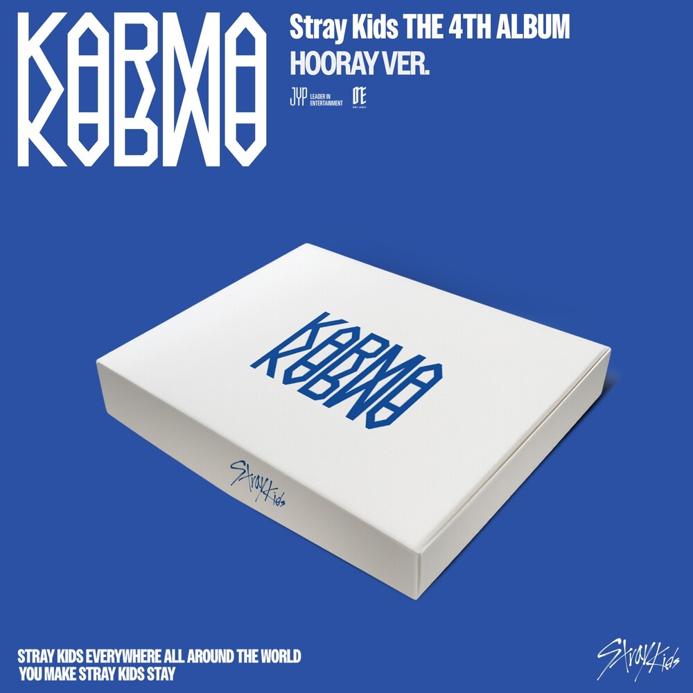 the album cover for Stray Kids - KARMA [HOORAY VER.]