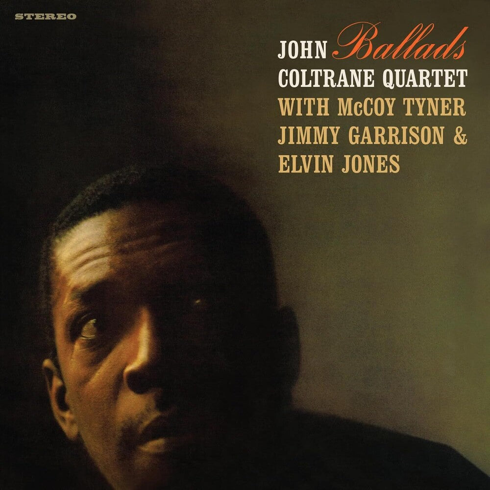 the album cover for John Coltrane  Quartet - Ballads [Clear Vinyl] [Limited Edition] [180 Gram] (Spa)