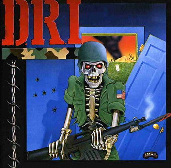 the album cover for D.R.I. - The Dirty Rotten LP On CD