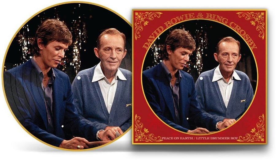 the album cover for Bing Crosby & David Bowie - Peace On Earth / Little Drummer Boy [Picture Disc]
