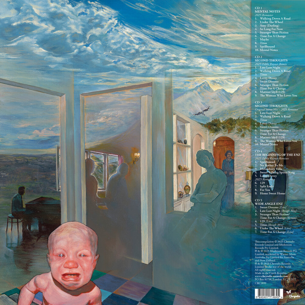 the album cover for Split Enz - Enzyclopedia - Volumes One & Two