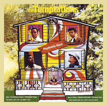 the album cover for Temptations - Psychedelic Shack (Hol)