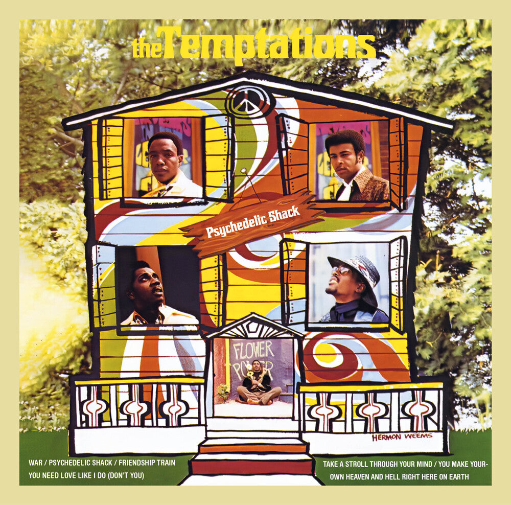 the album cover for Temptations - Psychedelic Shack (Hol)