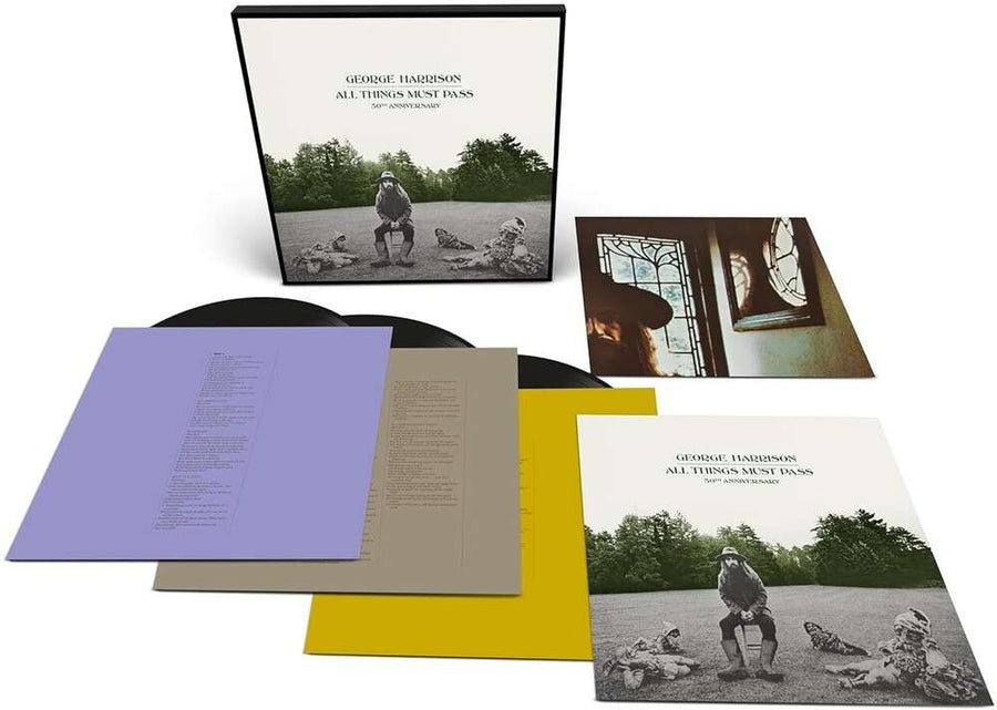the album cover for George Harrison - All Things Must Pass - (50th Anniversary) [180g 3 LP]