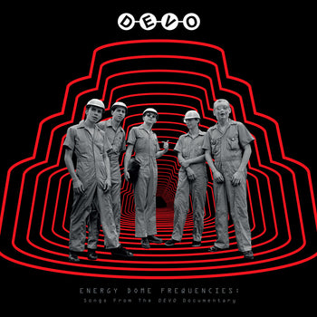 the album cover for Devo - Energy Dome Frequencies: Songs From The Devo (Red)
