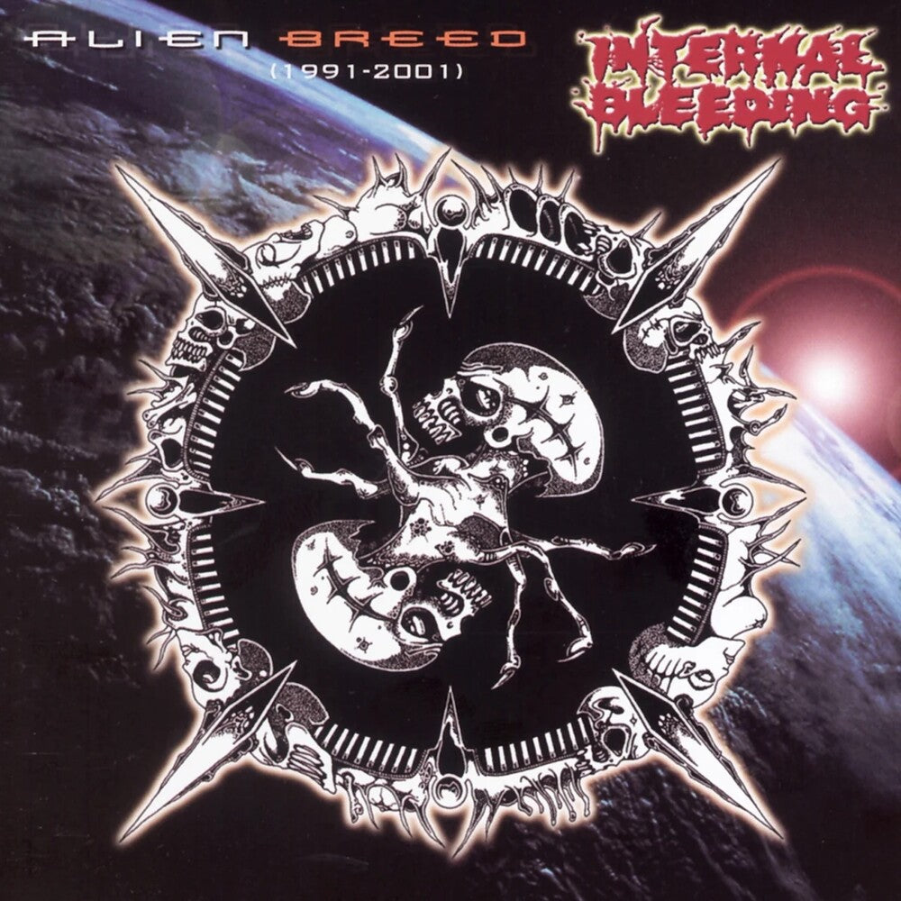the album cover for Internal Bleeding - Alien Breed (Ofv)