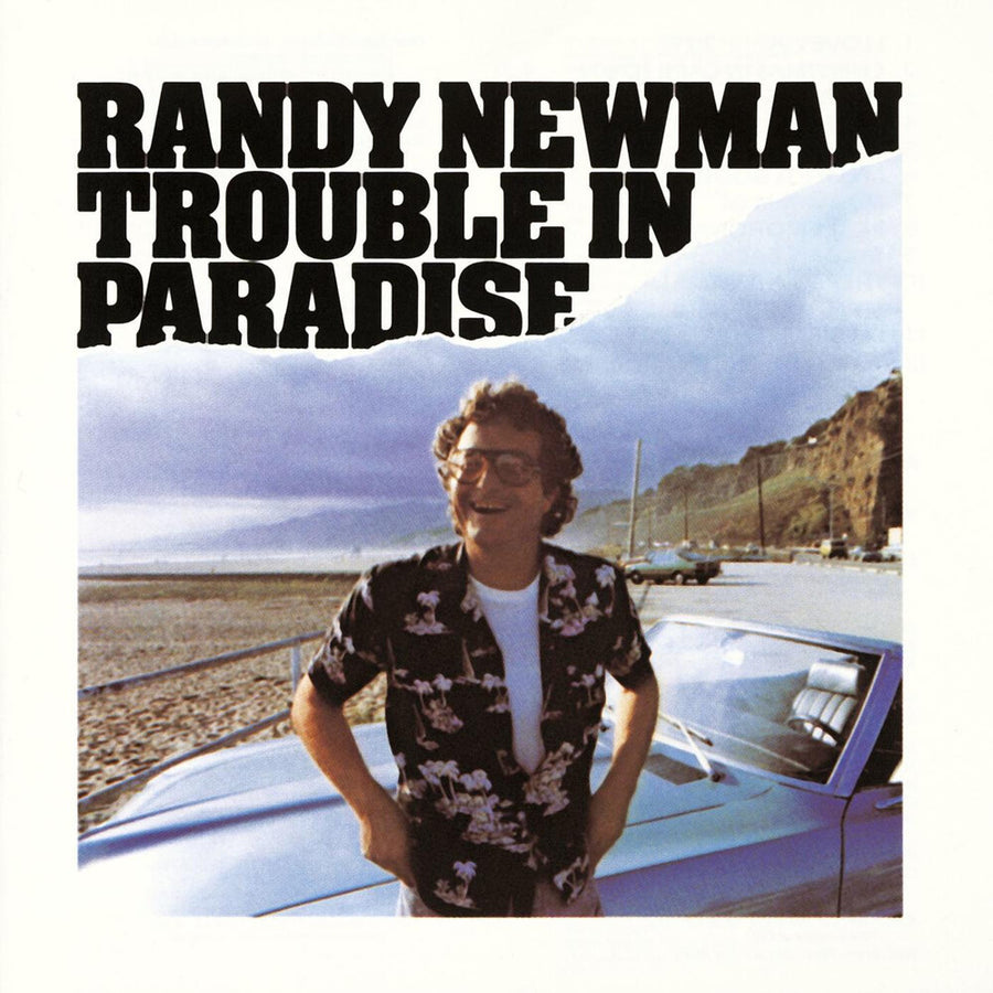 the album cover for Randy Newman - Trouble In Paradise