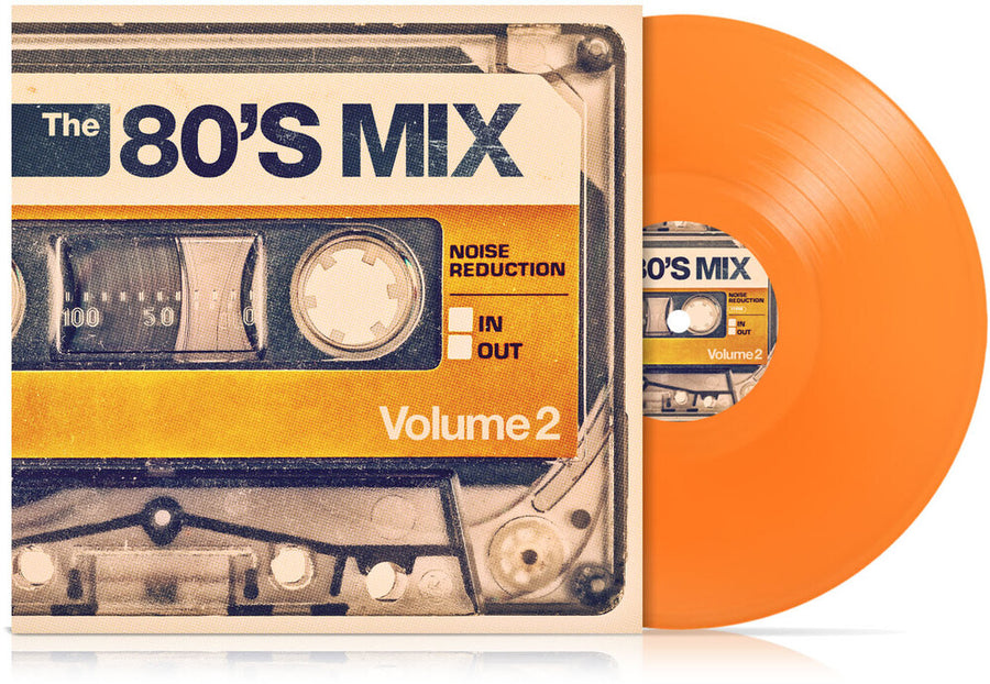the album cover for 80s Mix Vol 2 / Various - Orange Transparent Vinyl - 80s Mix Vol 2 / Various - Orange Transparent Vinyl