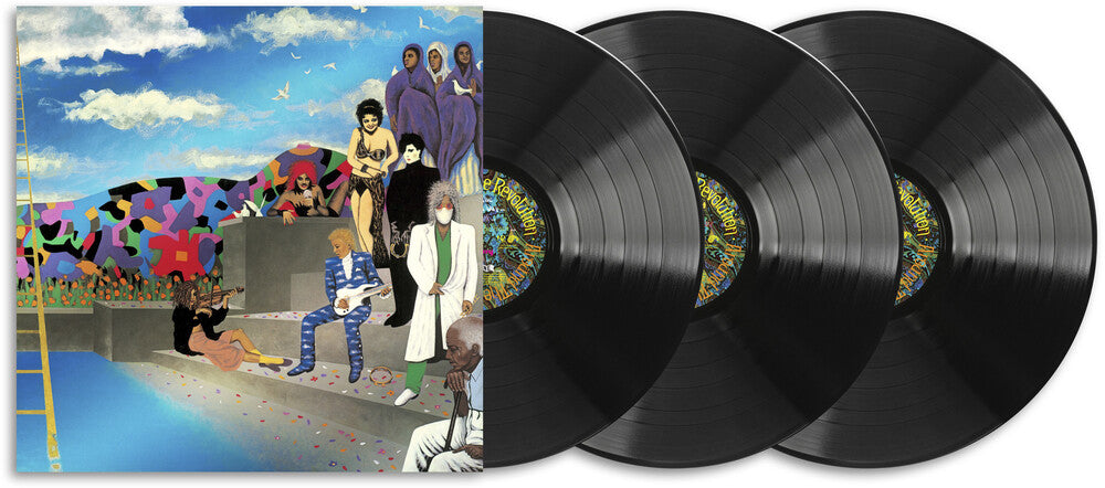 the album cover for Prince & The Revolution - Around The World In A Day [Deluxe 3LP]