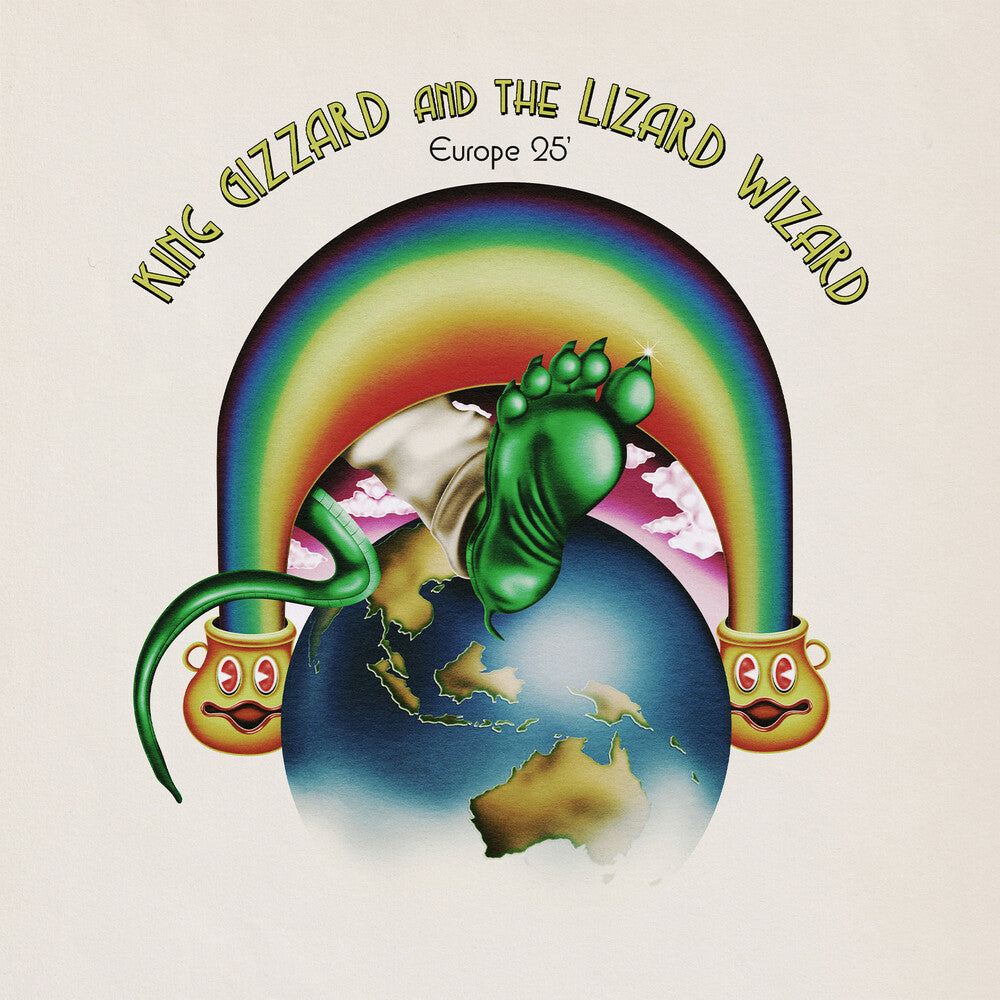 the album cover for King Gizzard & The Lizard Wizard - King Gizzard: Europe '25 [Colored Vinyl]