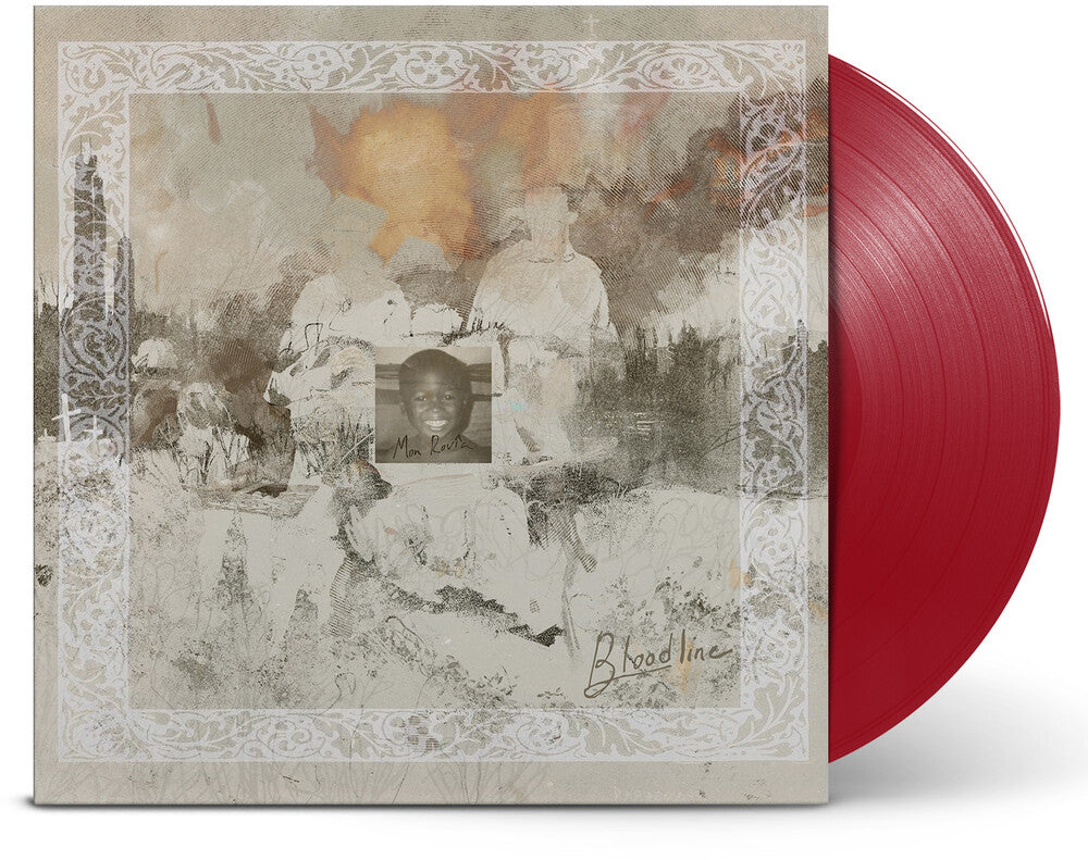 the album cover for Mon Rovia - Bloodline [Red Colored Vinyl]