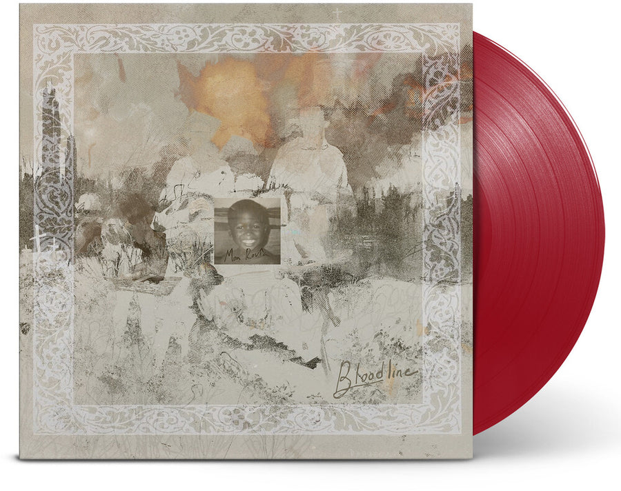 the album cover for Mon Rovia - Bloodline [Red Colored Vinyl]