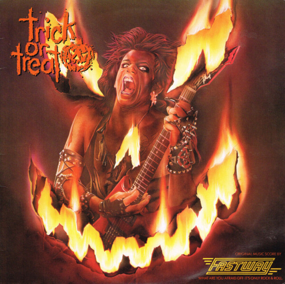 the album cover for Fastway - Trick Or Treat - O.S.T. (Limited Edition 180 Gram) [Silver Colored Vinyl]