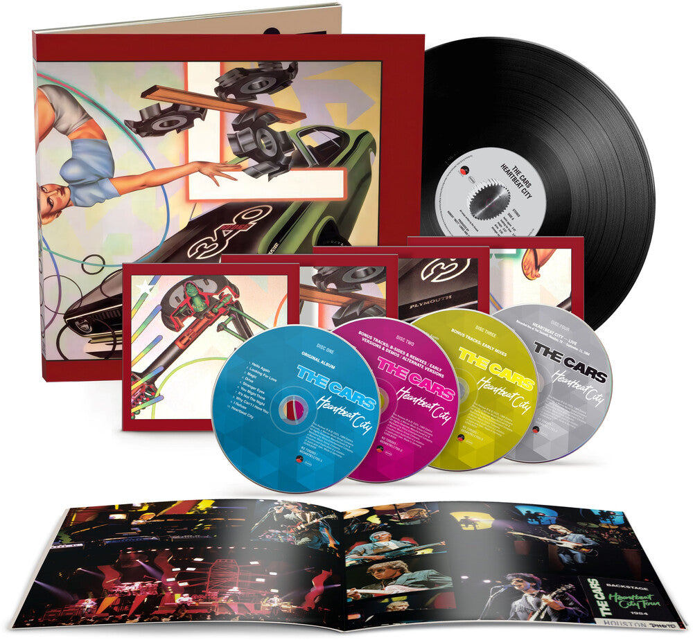 the album cover for Cars - Heartbeat City [Deluxe]