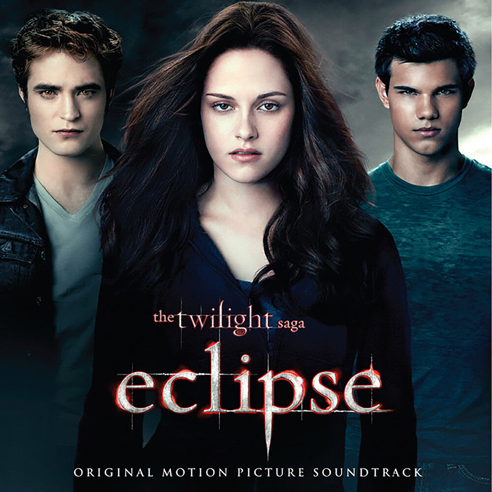 the album cover for Twilight Saga: Eclipse - O.S.T. - Twilight Saga: Eclipse - O.S.T. [Milky Clear and Black Ice Colored Vinyl]