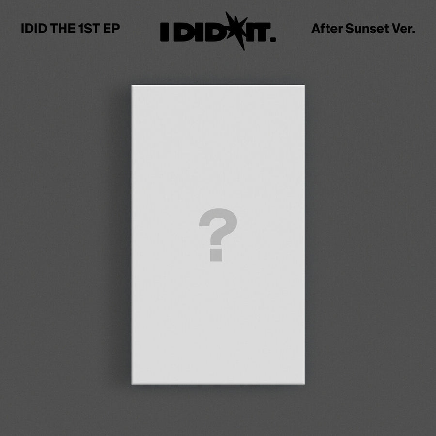 the album cover for Idid - The 1st Ep [I Did It.] ['After Sunset' Ver.]