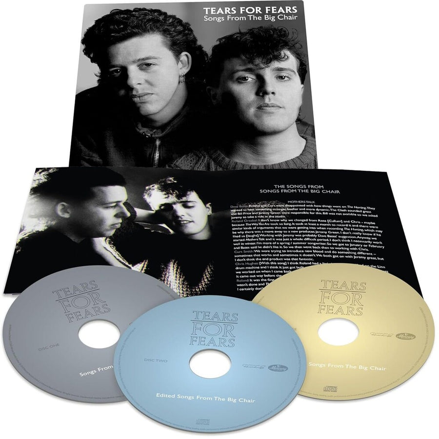 the album cover for Tears For Fears - Songs From The Big Chair