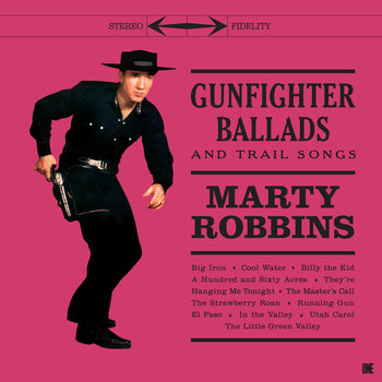 the album cover for Marty Robbins - Gunfighter Ballads & Trail Songs (Bonus Tracks)