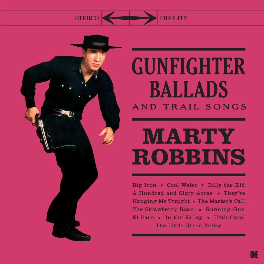 the album cover for Marty Robbins - Gunfighter Ballads & Trail Songs (Bonus Tracks)