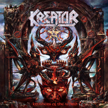 the album cover for Kreator - Krushers Of The World