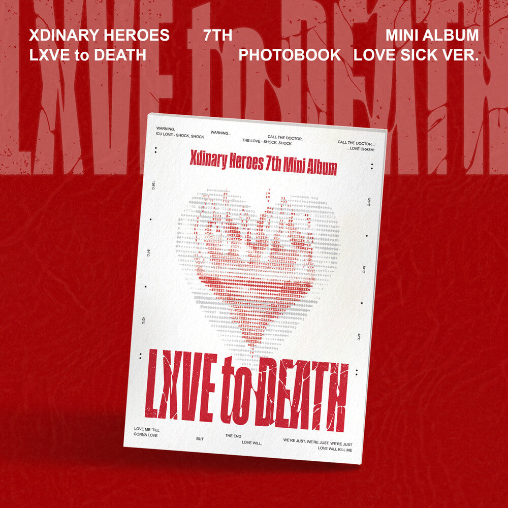 the album cover for Xdinary Heroes - Lxve To Death [Love Sick Ver.]