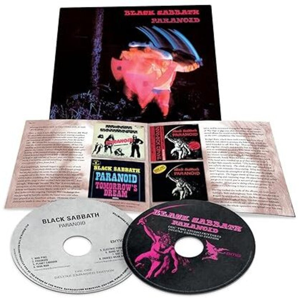 the album cover for Black Sabbath - Paranoid: Deluxe (Bonus Tracks) [Digipak] (Uk)