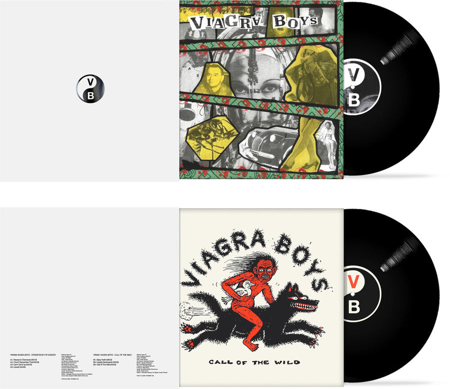the album cover for Viagra boys - Consistency Of Energy / Call Of The Wild