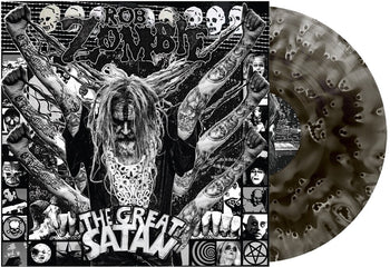 the album cover for Rob Zombie - The Great Satan [Ghostly Black]