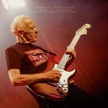 the album cover for Robin Trower - One Moment In Time - Live In The Usa