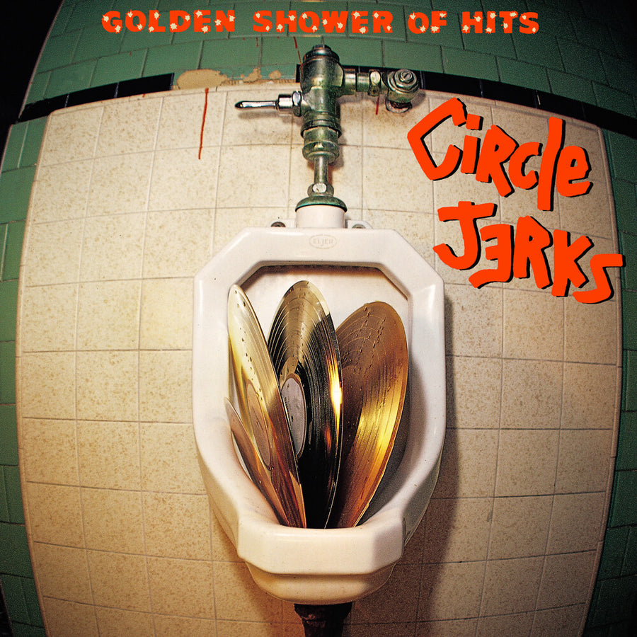 the album cover for Circle Jerks - Golden Shower Of Hits [Clear Yellow Vinyl]