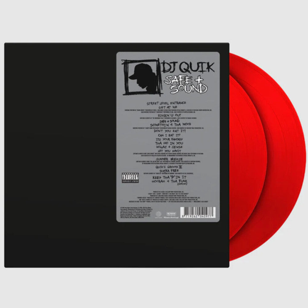 the album cover for Dj Quik - Safe & Sound [180 Gram Red Vinyl]