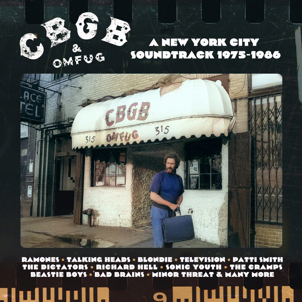 the album cover for Cbgb: A New York City Soundtrack 1975-1986 / Var - Cbgb: A New York City Soundtrack 1975-1986 / Var