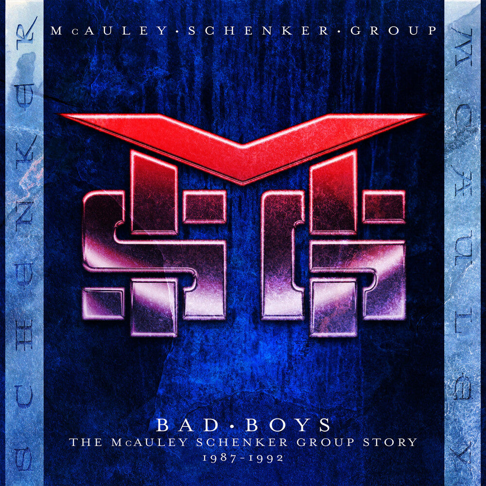 the album cover for Mcauley Schenker  Group - Bad Boys: The Mcauley Schenker Group Story 1987-92