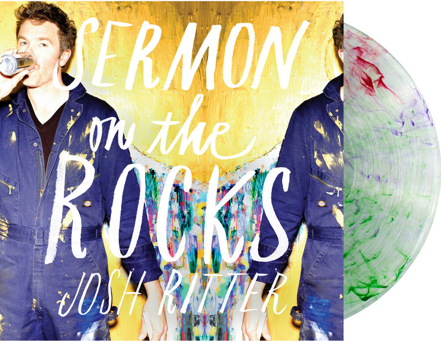the album cover for Josh Ritter - Sermon On The Rocks [Clear Vinyl] (Grn) (Purp) (Red)