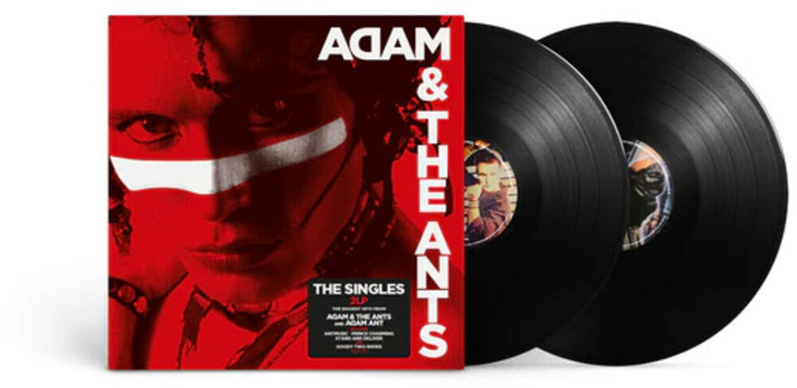 the album cover for Adam & The Ants - Singles