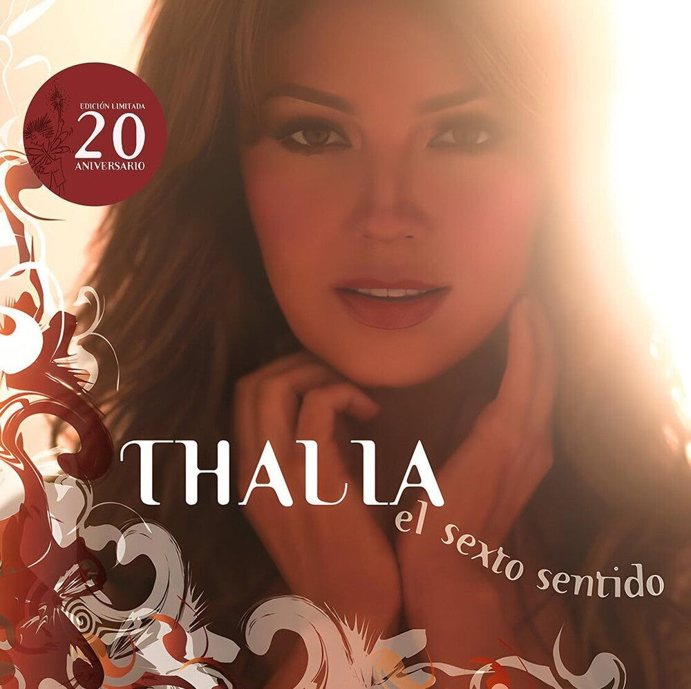 the album cover for Thalia - El Sexto Sentido (20th Anniversary) [Brown Splatter]