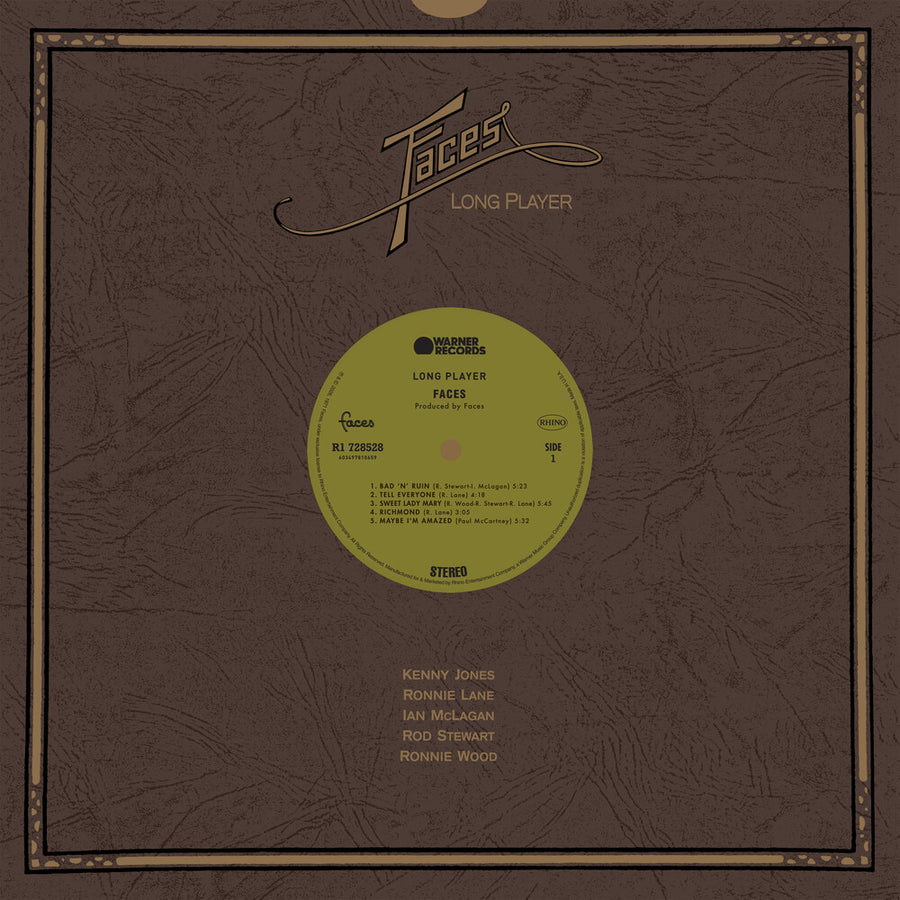 the album cover for Faces - Long Player (Syeor26)