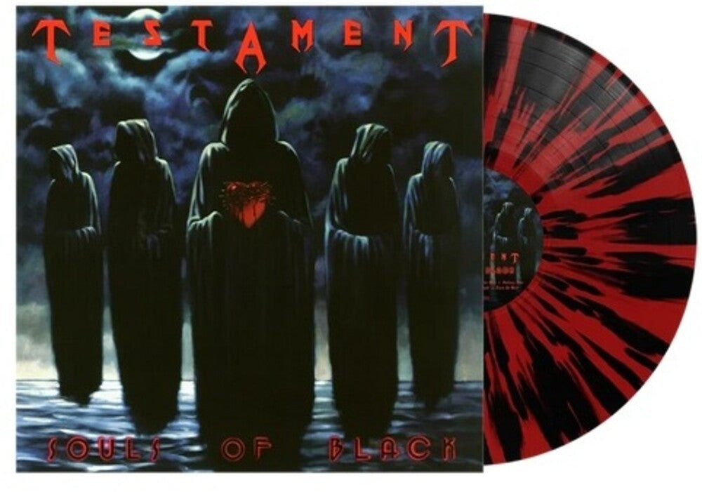 the album cover for Testament - Souls Of Black [Splatter]