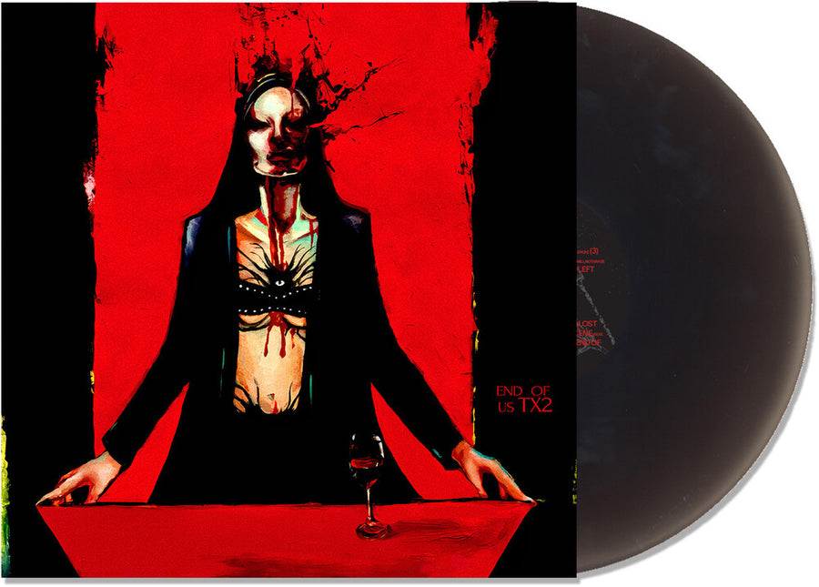 the album cover for TX2 - End of Us [Black Ice Colored Vinyl]