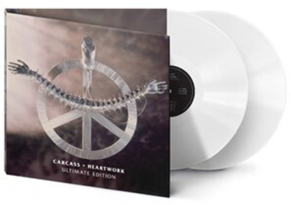 the album cover for Carcass - Heartwork - Ultimate Edition - White Vinyl [Colored Vinyl]